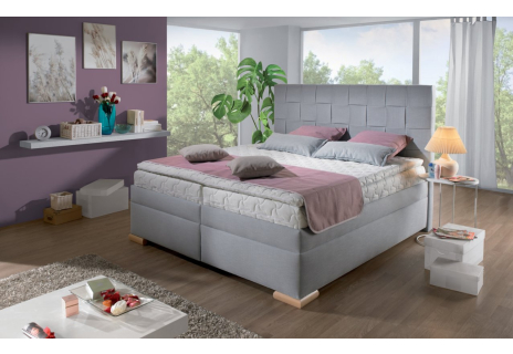 Giardino Boxspring - postel s úložným prostorem