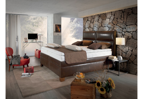 Luigi Boxspring - postel s úložným prostorem