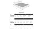 Rialto Boxspring - postel s úložným prostorem