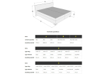 Murano Boxspring - postel s úložným prostorem