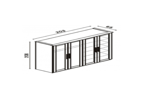 Skříň Petra - P4DDDD