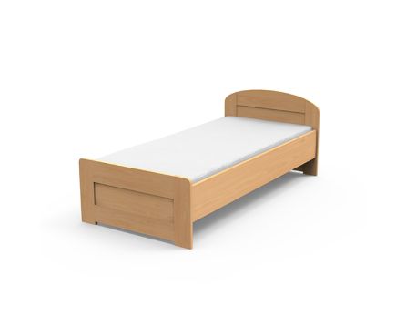 Jednolůžková postel Petra s rovným čelem